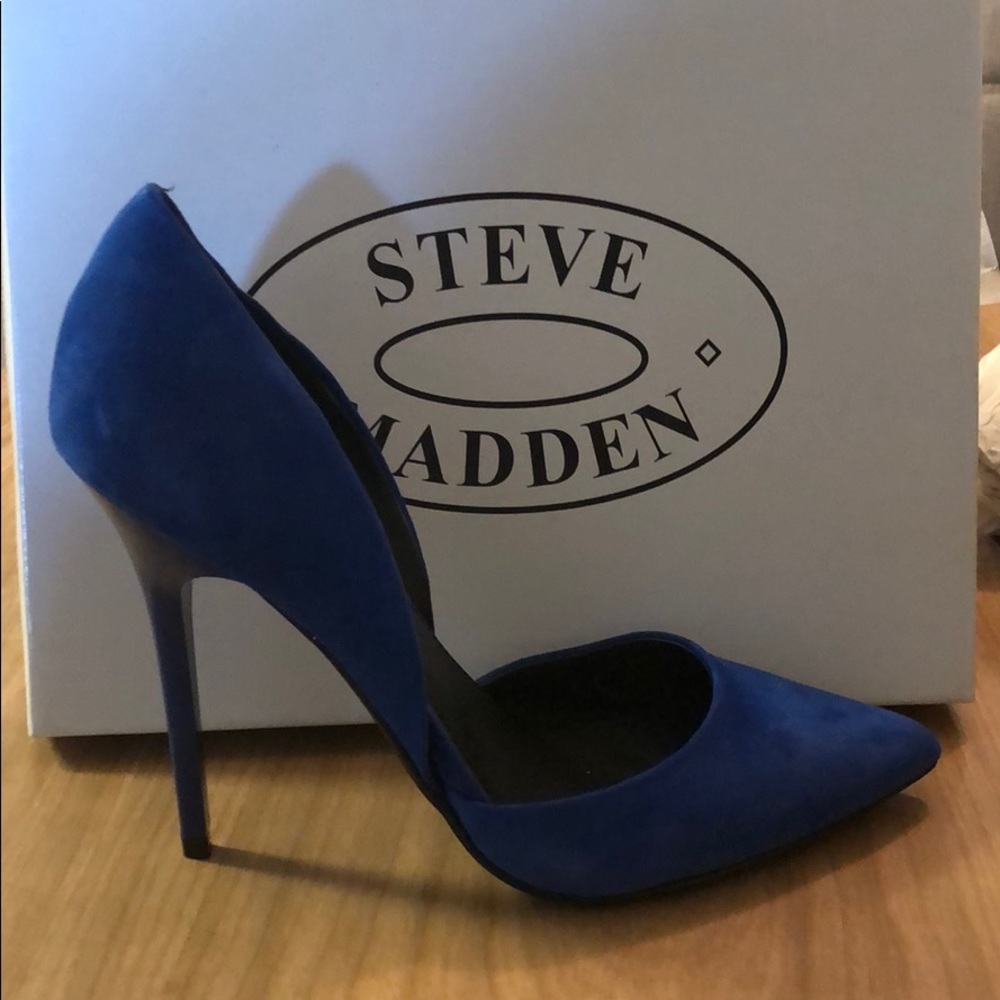 Steve Madden Varcity Blue Suede